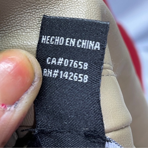 Forever 21 faux leather oversized blazer tan colour size medium - Picture 8 of 16